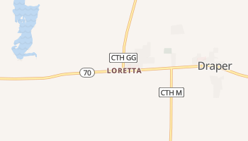 Loretta, Wisconsin map