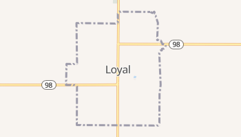 Loyal, Wisconsin map