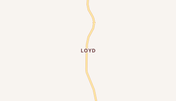 Loyd, Wisconsin map