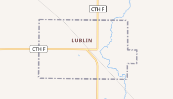 Lublin, Wisconsin map