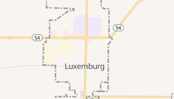 Luxemburg, Wisconsin map