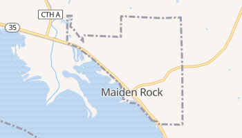 Maiden Rock, Wisconsin map
