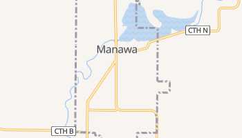 Manawa, Wisconsin map