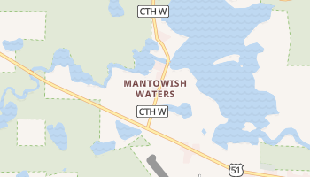 Manitowish Waters, Wisconsin map