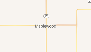 Maplewood, Wisconsin map