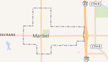 Maribel, Wisconsin map
