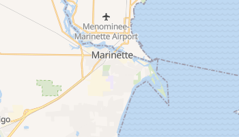 Marinette, Wisconsin map