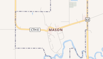 Mason, Wisconsin map