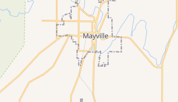Mayville, Wisconsin map