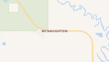 McNaughton, Wisconsin map