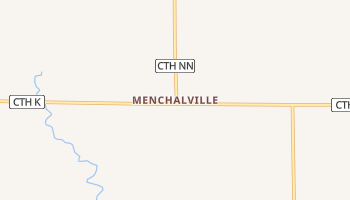 Menchalville, Wisconsin map
