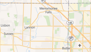 Menomonee Falls, Wisconsin map