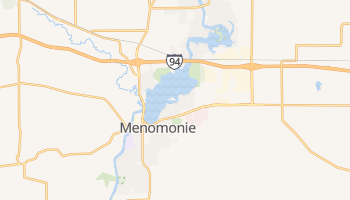 Menomonie, Wisconsin map