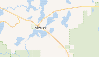 Mercer, Wisconsin map