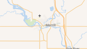 Merrill, Wisconsin map