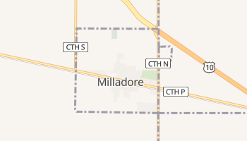 Milladore, Wisconsin map