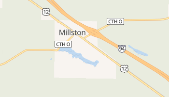 Millston, Wisconsin map