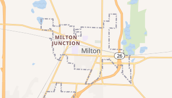 Milton, Wisconsin map