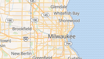 Milwaukee, Wisconsin map