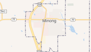 Minong, Wisconsin map