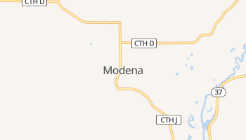 Modena, Wisconsin map