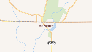 Monches, Wisconsin map