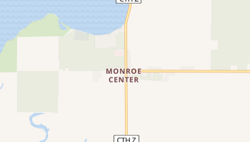 Monroe Center, Wisconsin map