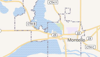 Montello, Wisconsin map