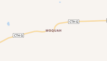 Moquah, Wisconsin map