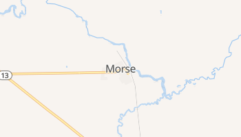 Morse, Wisconsin map