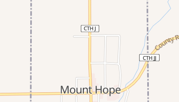 Mount Hope, Wisconsin map