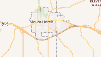 Mount Horeb, Wisconsin map