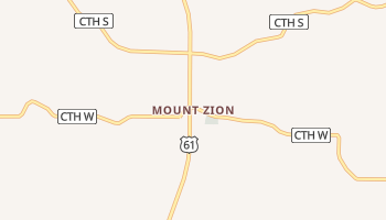 Mount Zion, Wisconsin map