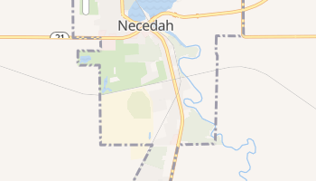 Necedah, Wisconsin map