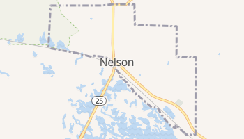 Nelson, Wisconsin map