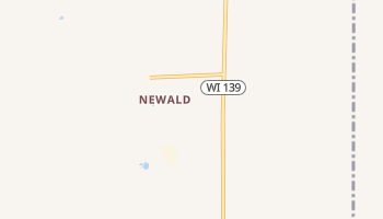 Newald, Wisconsin map