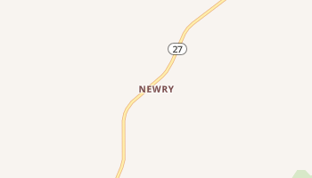 Newry, Wisconsin map