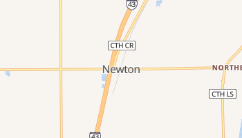 Newton, Wisconsin map
