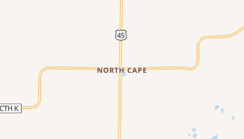 North Cape, Wisconsin map
