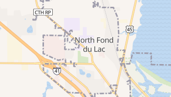 North Fond du Lac, Wisconsin map