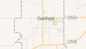 Oakfield, Wisconsin map