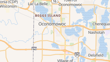 Oconomowoc, Wisconsin map