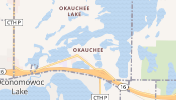 Okauchee, Wisconsin map