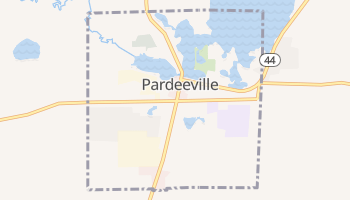 Pardeeville, Wisconsin map