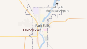 Park Falls, Wisconsin map