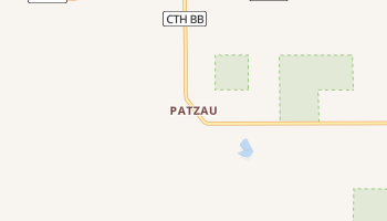Patzau, Wisconsin map