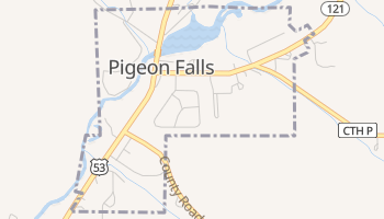 Pigeon Falls, Wisconsin map