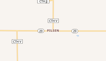 Pilsen, Wisconsin map