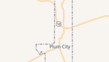 Plum City, Wisconsin map
