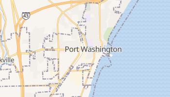 Port Washington, Wisconsin map